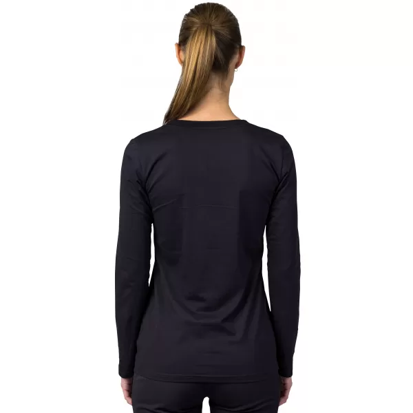  Dámske tričko s dlhým rukávom HANNAH ELARA ANTHRACITE (WHITE) 