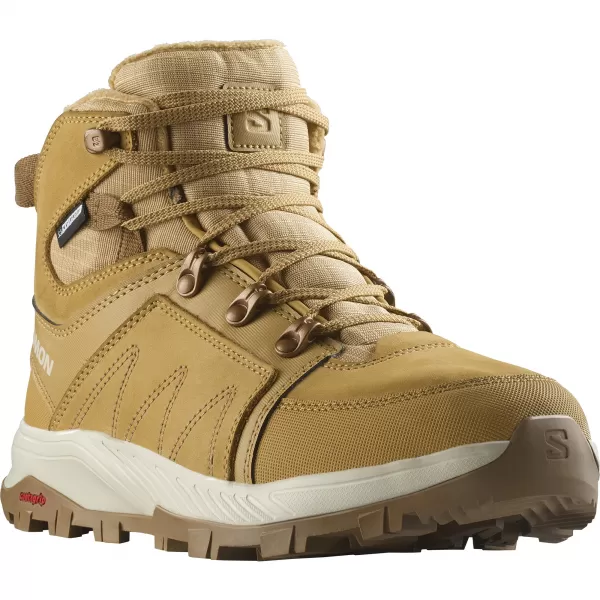 Dámske zimné topánky SALOMON OUTCHILL TS CSWP W L47328200 KARAMELOVÉ/MANDĽOVÉ MLIEKO/SUROVÁ KOŽA 