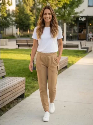 Dámske tepláky SAM 73 EDWINA WK 799 ZLATÁ
