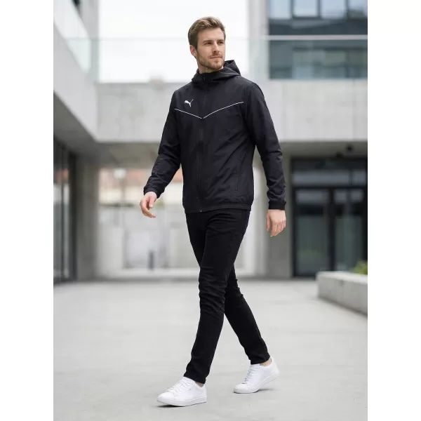  Pánska bunda PUMA TEAMRISE ALL WEATHER JACKET 657396-03 BLACK 