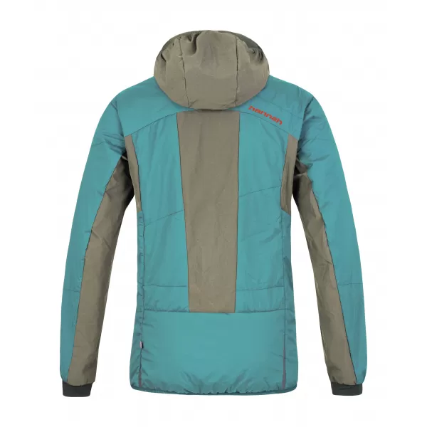 Pánska bunda HANNAH KECHU HOODY OIL BLUE/BURNT OLIVE 