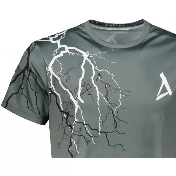  Pánske tričko premium ALTISPORT VOJ/ALM004TR01 GRAFITOVÁ 