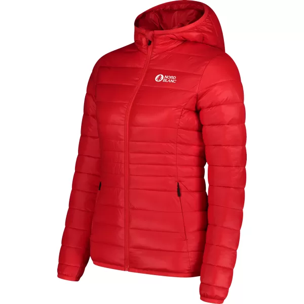  Dámska prešívaná bunda NORDBLANC SPARKLE NBWJL7947 červená 