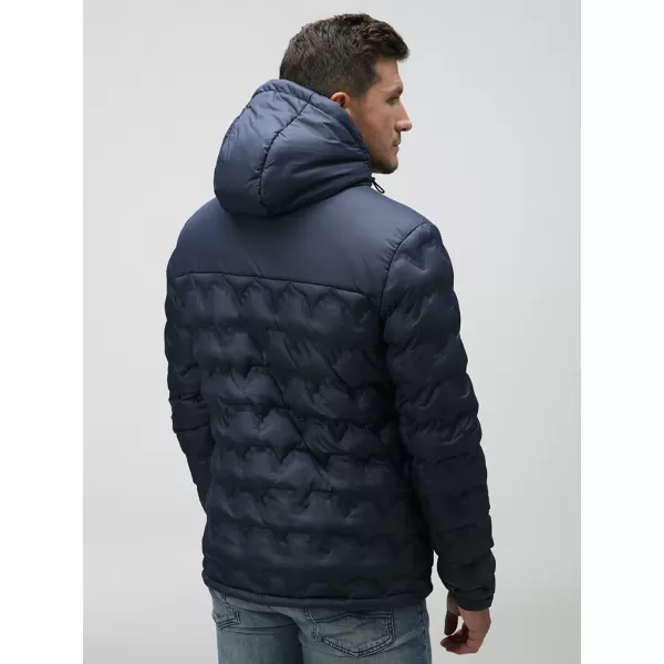  Pánska bunda LOAP ITOL CLM2344 TMAVO modrá 