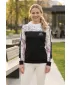 Dámska prémiová mikina ALTISPORT VOJ/ALW008MI01 ČIERNA