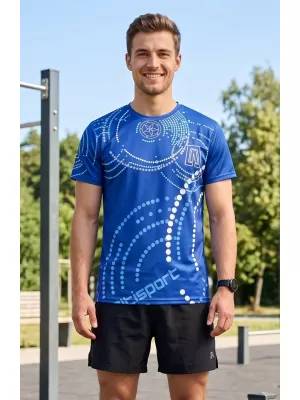 Pánske tričko premium ALTISPORT VOJ/ALM003TR01 KRÁĽOVSKÁ MODRÁ