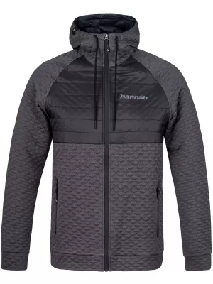 Pánska mikina HANNAH QUIL II ASPHALT MEL/ANTHRACITE
