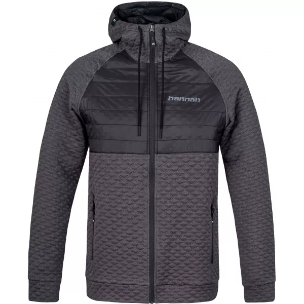  Pánska mikina HANNAH QUIL II ASPHALT MEL/ANTHRACITE 