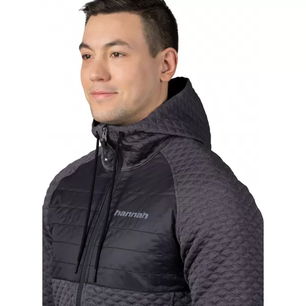  Pánska mikina HANNAH QUIL II ASPHALT MEL/ANTHRACITE 