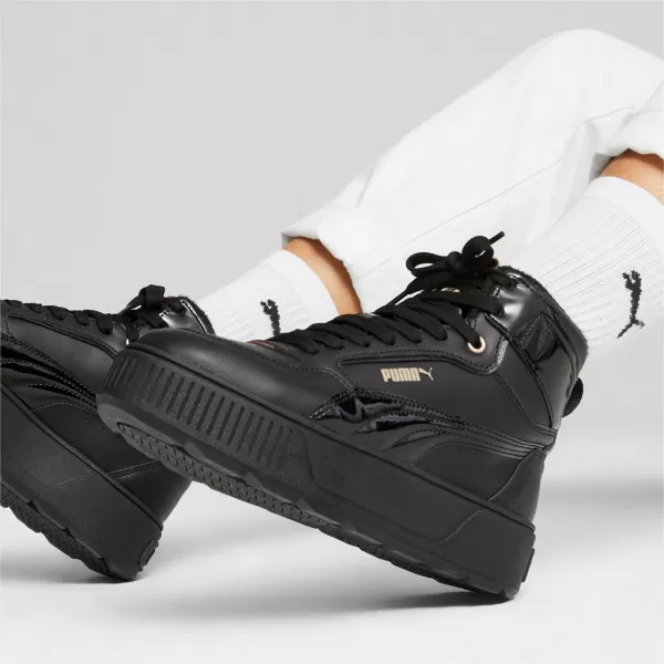  Dámske topánky PUMA KARMEN REBELLE MID WTR 387624-03 BLACK 