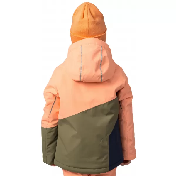  Detská bunda HANNAH KIGALI JR CANTALOUPE/BURNT OLIVE 