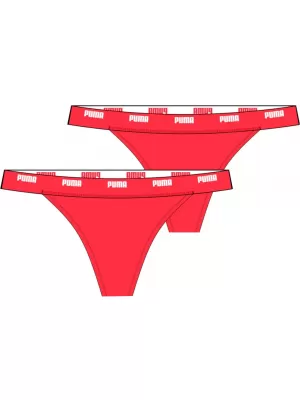 Dámska spodná bielizeň PUMA WOMEN TANGA STRING 2P PACK 938180-03 PINK