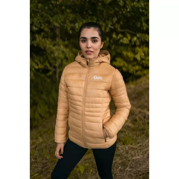  Dámska prešívaná bunda NORDBLANC SPARKLE NBWJL7947 béžová 