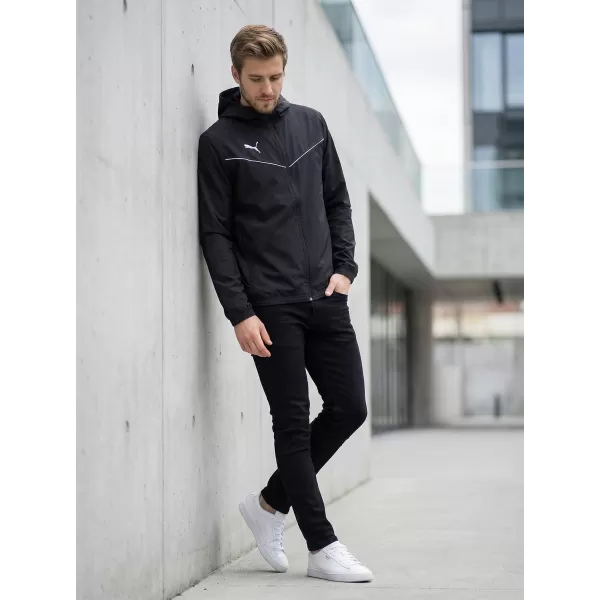  Pánska bunda PUMA TEAMRISE ALL WEATHER JACKET 657396-03 BLACK 