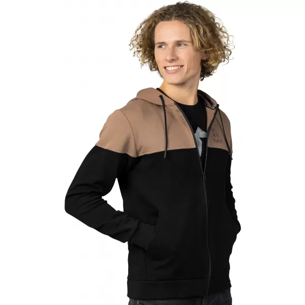  Pánska mikina HANNAH FEZCO HOODY ANTHRACITE/COCA MOCHA 
