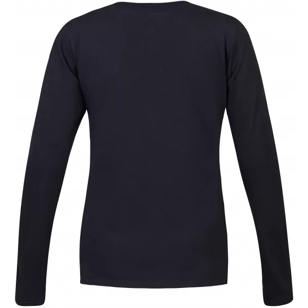  Dámske tričko s dlhým rukávom HANNAH ELARA ANTHRACITE (WHITE) 
