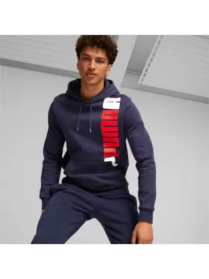 Pánska mikina PUMA ESS+ LOGO LAB HOODIE FL 675919-06 BLUE