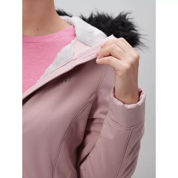  Dámska softshellová bunda LOAP LUNELLA OLW2309 ružová 