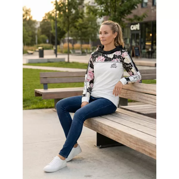  Dámska prémiová mikina ALTISPORT VOJ/ALW008MI01 BIELA 