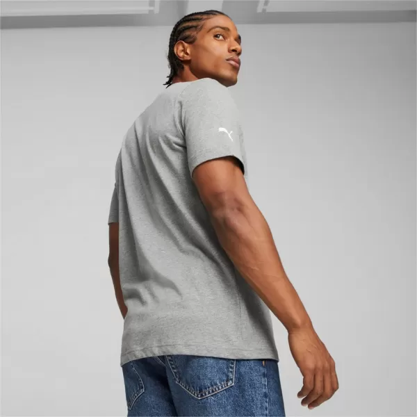  Pánske tričko PUMA BMW MMS ESS LOGO TEE 621314-03 GRAY 