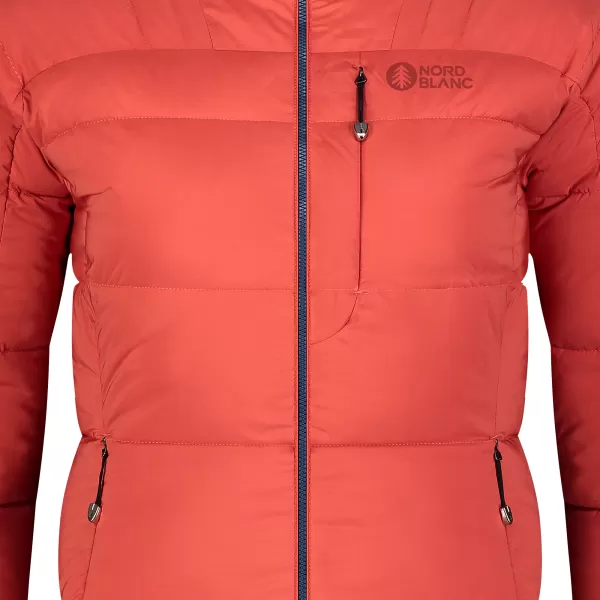  Dámska prešívaná bunda NORDBLANC CONDITIONS NBWJL7716 CIHLOVÁ/ORANŽ 