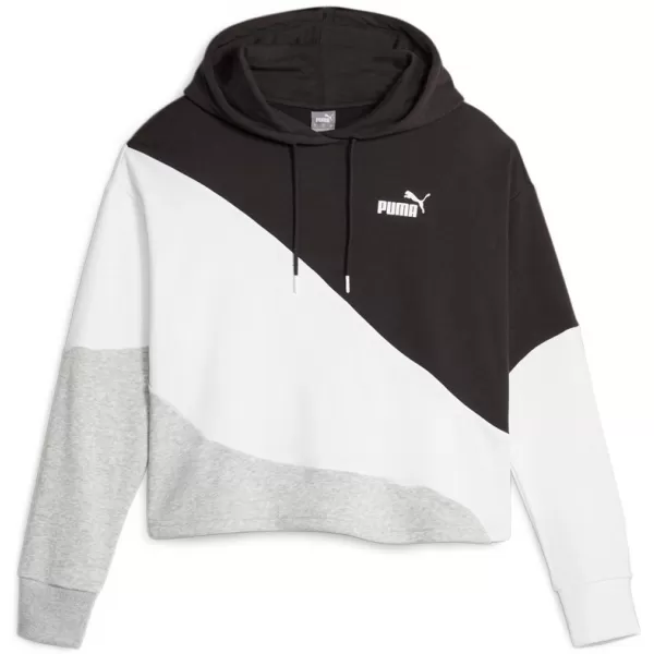  Dámska mikina PUMA POWER CAT HOODIE TR 673977-51 BLACK 