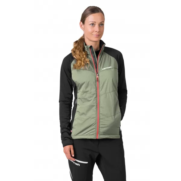  Dámska mikina HANNAH MAKANA BURNT OLIVE/ANTHRACITE 