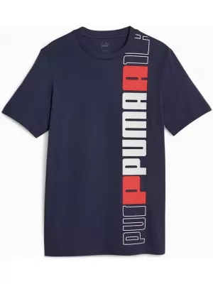 Pánske Tričko PUMA ESS+ LOGO LAB TEE 675916-06 BLUE