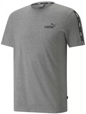 Pánske tričko PUMA ESS+ TAPE TEE 847382-03 GRAY