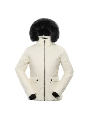 Dámska bunda ALPINE PRO LODERA LJCB593 BIELA