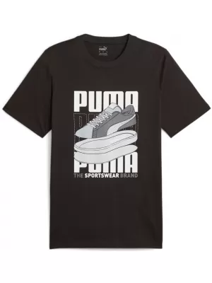 Pánske Tričko PUMA GRAPHICS SNEAKER TEE 677186-01 BLACK