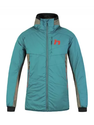 Pánska bunda HANNAH KECHU HOODY OIL BLUE/BURNT OLIVE