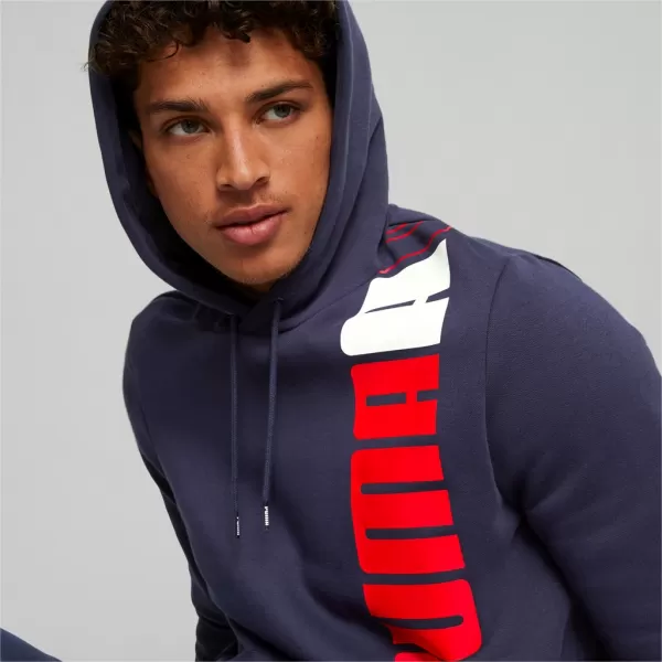  Pánska mikina PUMA ESS+ LOGO LAB HOODIE FL 675919-06 BLUE 
