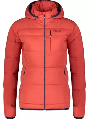 Dámska prešívaná bunda NORDBLANC CONDITIONS NBWJL7716 CIHLOVÁ/ORANŽ