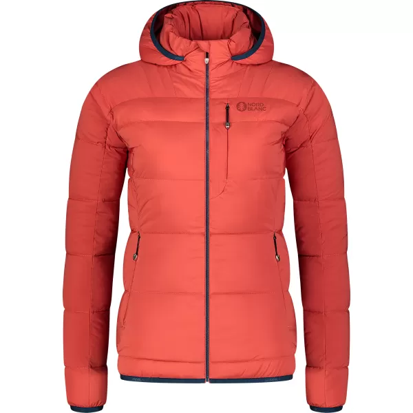  Dámska prešívaná bunda NORDBLANC CONDITIONS NBWJL7716 CIHLOVÁ/ORANŽ 