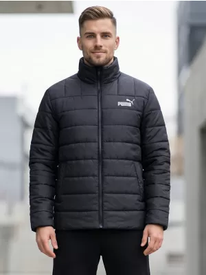 Pánska bunda PUMA ESS+ PADDED JACKET 849349-01 BLACK