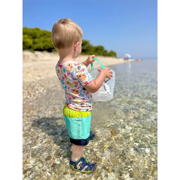  Detské tričko s krátkym rukávom WAMU HRAVÉ KOALY BIELA/VIAC FAREBNÁ 