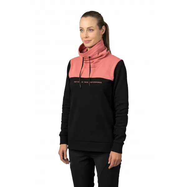  Dámska mikina HANNAH SIBELE ANTHRACITE/FADED ROSE 