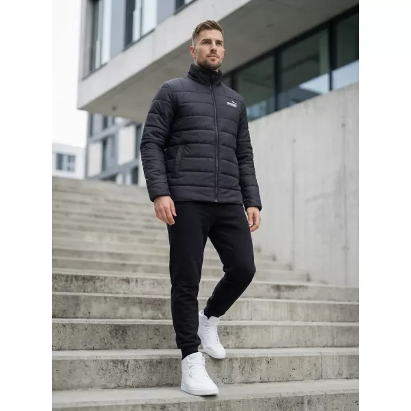 Pánska bunda PUMA ESS+ PADDED JACKET 849349-01 BLACK 