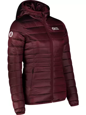 Dámska prešívaná bunda NORDBLANC SPARKLE NBWJL7947 VÍNOVÁ