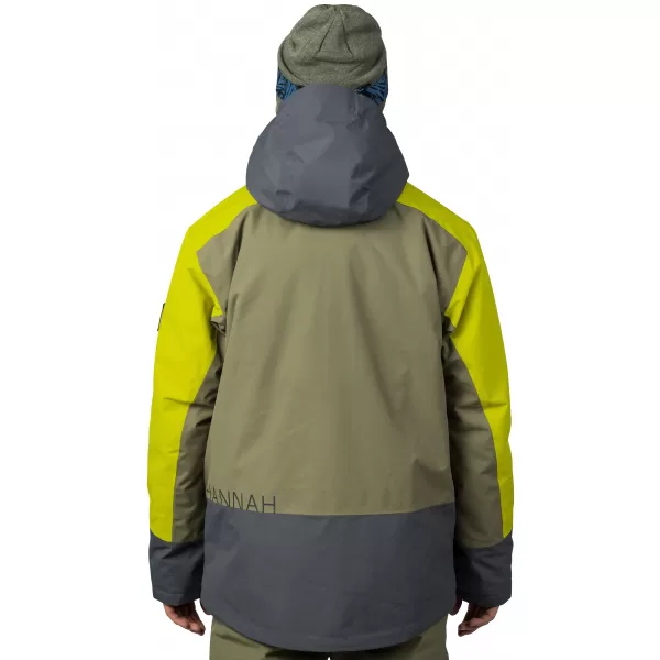  Pánska bunda HANNAH GAROW FD BURNT OLIVE/CITRONELLE 