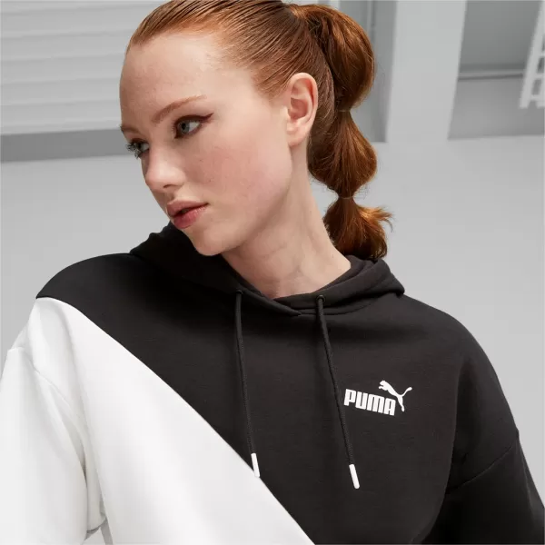  Dámska mikina PUMA POWER CAT HOODIE TR 673977-51 BLACK 