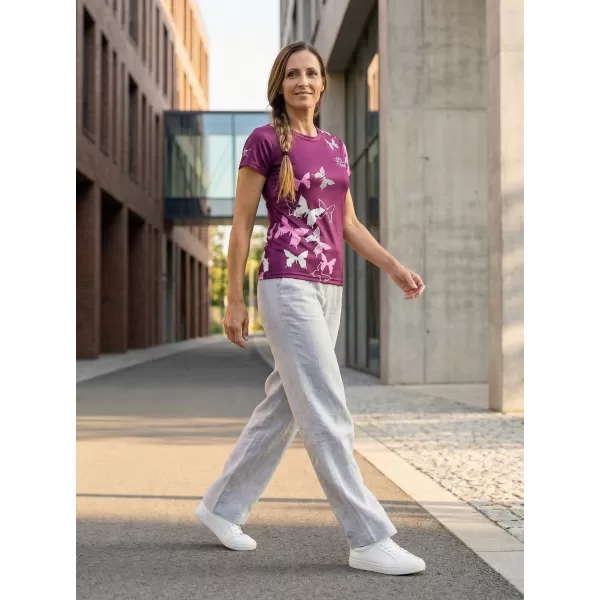  Dámske prémiové funkčné tričko ALTISPORT VOJ/ALW002TR01 FUCHSIOVÁ 