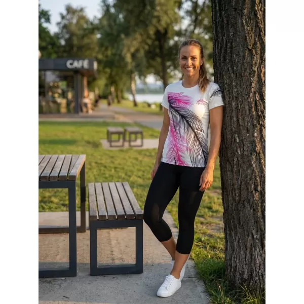  Dámske prémiové funkčné tričko ALTISPORT VOJ/ALW001TR01 BIELA 
