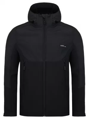 Pánska softshellová bunda LOAP LUPP XLM2303 čierna