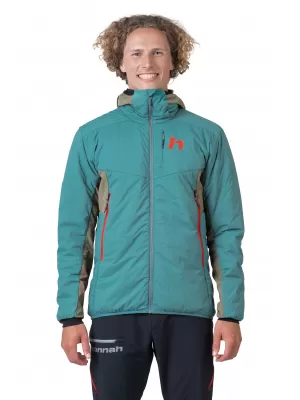 Pánska bunda HANNAH KECHU HOODY OIL BLUE/BURNT OLIVE