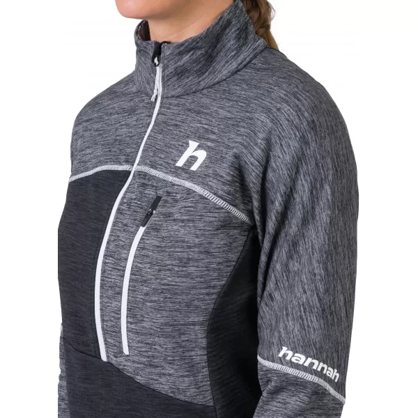  Dámska mikina HANNAH MEDA HZ LIGHT GRAY MEL (WHITE) 