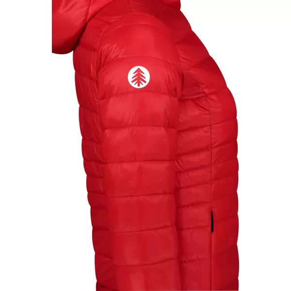  Dámska prešívaná bunda NORDBLANC SPARKLE NBWJL7947 červená 