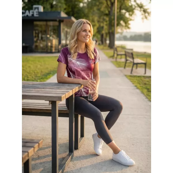  Dámske prémiové funkčné tričko ALTISPORT VOJ/ALW001TR01 FUCHSIOVÁ 