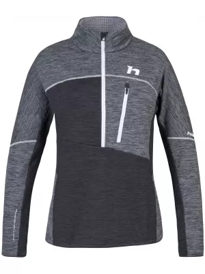 Dámska mikina HANNAH MEDA HZ LIGHT GRAY MEL (WHITE)